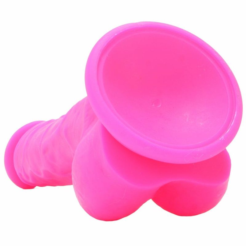 Dildos | Colours 7 Inch Firm Silicone Dildo In Pink Dildos Dildos