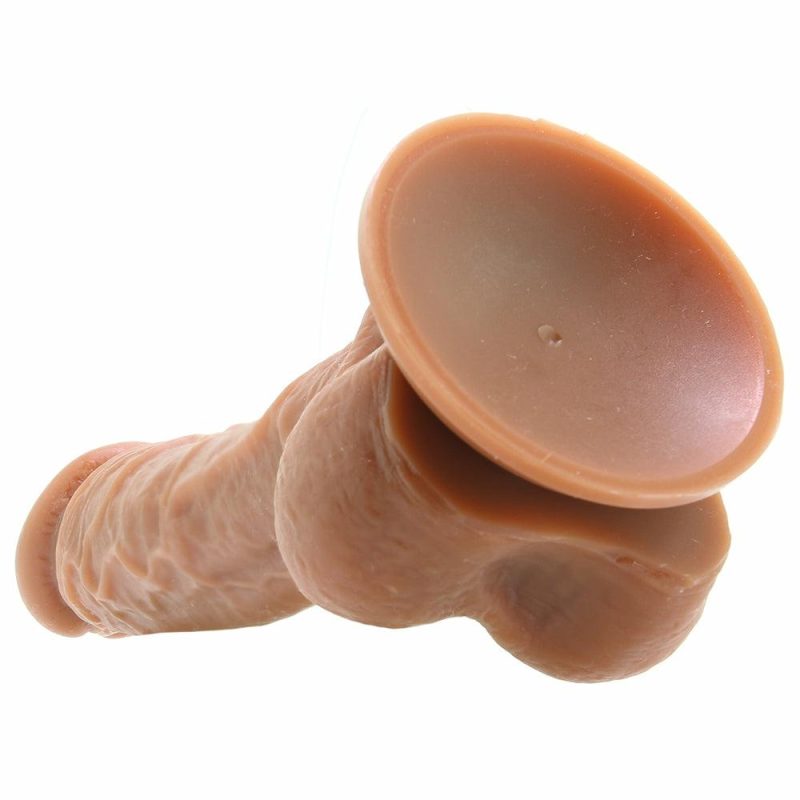 Dildos | Colours 8 Inch Dual Density Silicone Dildo In Brown Dildos Dildos