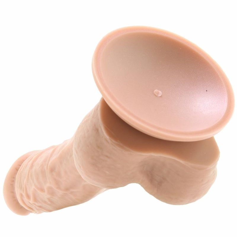 Dildos | Colours 8 Inch Dual Density Silicone Dildo In White Dildos Dildos