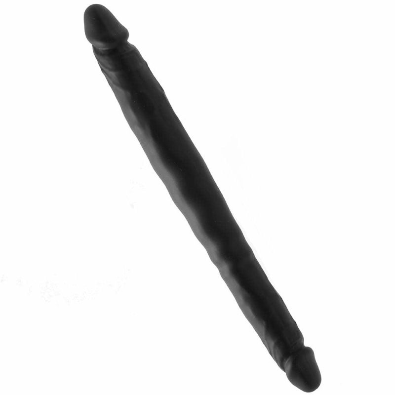 Dildos | Colours Double Pleasure 12 Inch Dildo In Black Dildos Dildos