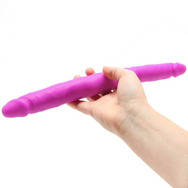 Dildos | Colours Double Pleasure 12 Inch Dildo In Purple Dildos Dildos