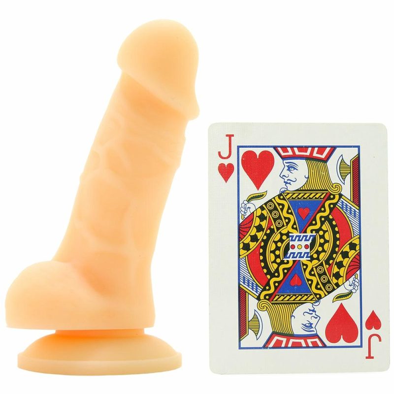 Dildos | Colours Pleasures 4" Silicone Dildo In Cream Dildos Dildos