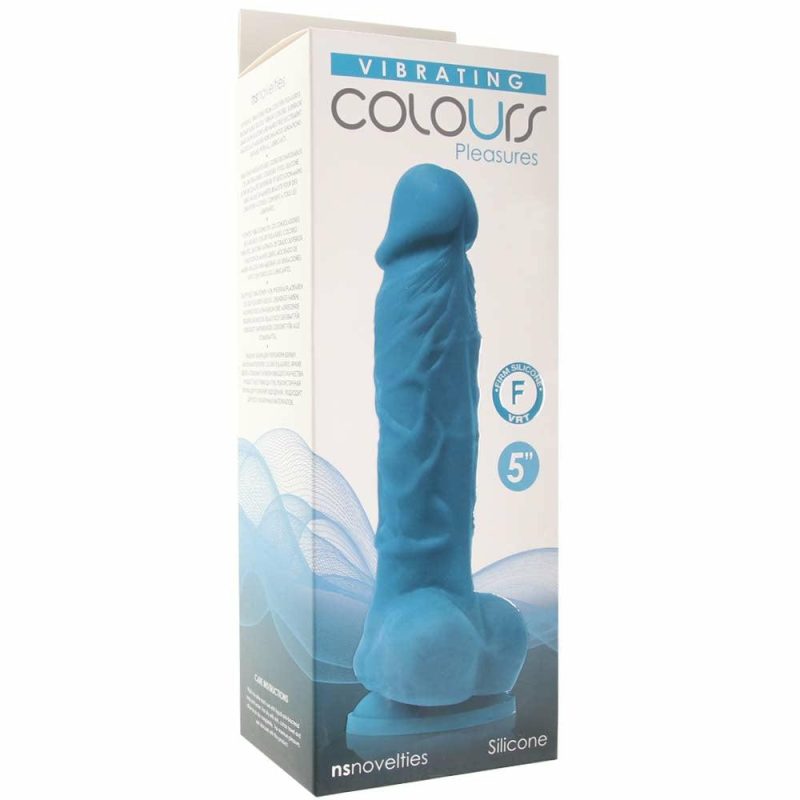 Dildos | Colours Pleasures 5 Inch Vibe In Blue Dildos Blue