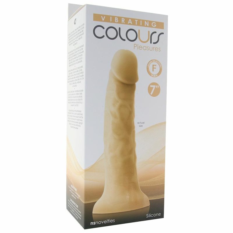 Dildos | Colours Pleasures 7 Inch Vibe In White Dildos Dildos