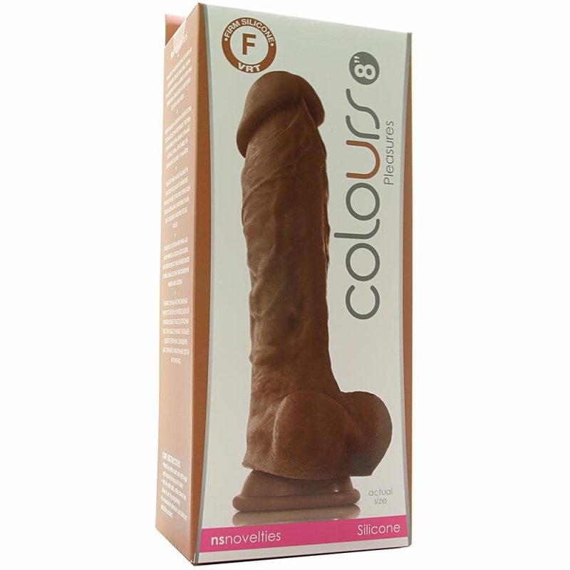 Dildos | Colours Pleasures 8 Inch Dildo In Brown Dildos Dildos