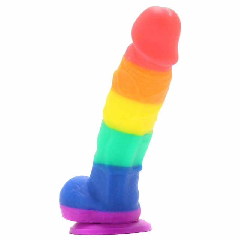 Dildos | Colours Pride Edition 5 Inch Silicone Dildo In Rainbow Dildos Dildos