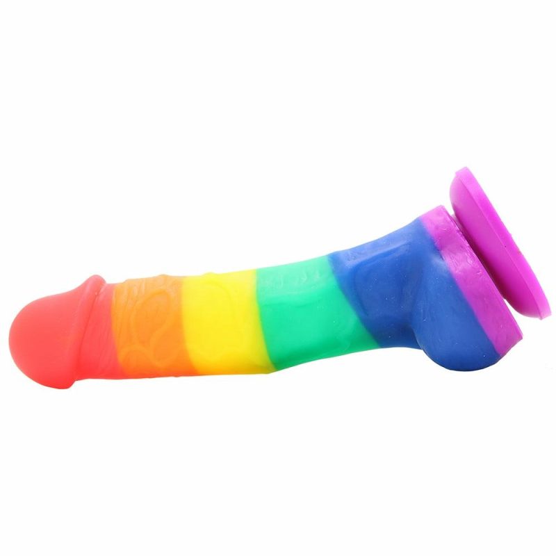 Dildos | Colours Pride Edition 5 Inch Silicone Dildo In Rainbow Dildos Dildos