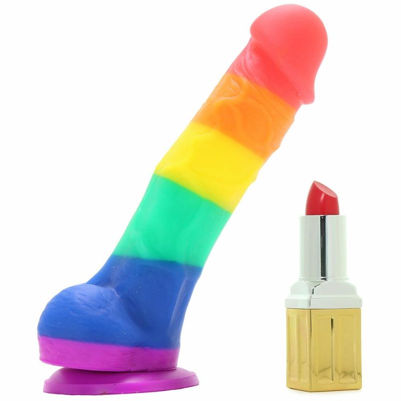 Dildos | Colours Pride Edition 5 Inch Silicone Dildo In Rainbow Dildos Dildos