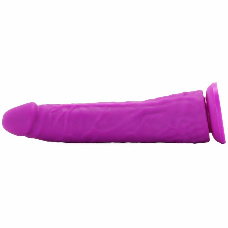 Dildos | Colours Thin Pleasures 8 Inch Silicone Dildo In Purple Dildos Dildos