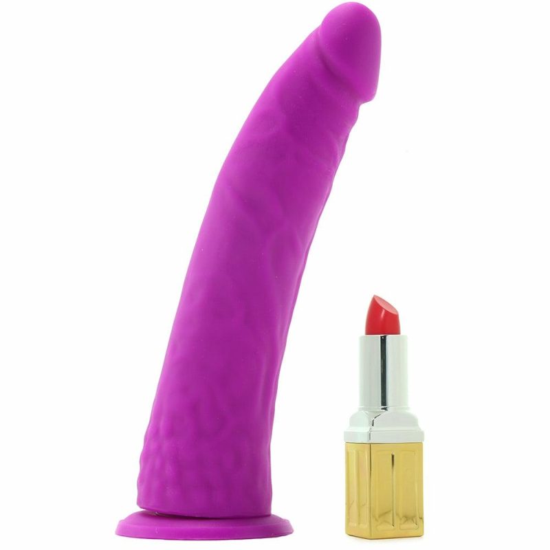 Dildos | Colours Thin Pleasures 8 Inch Silicone Dildo In Purple Dildos Dildos