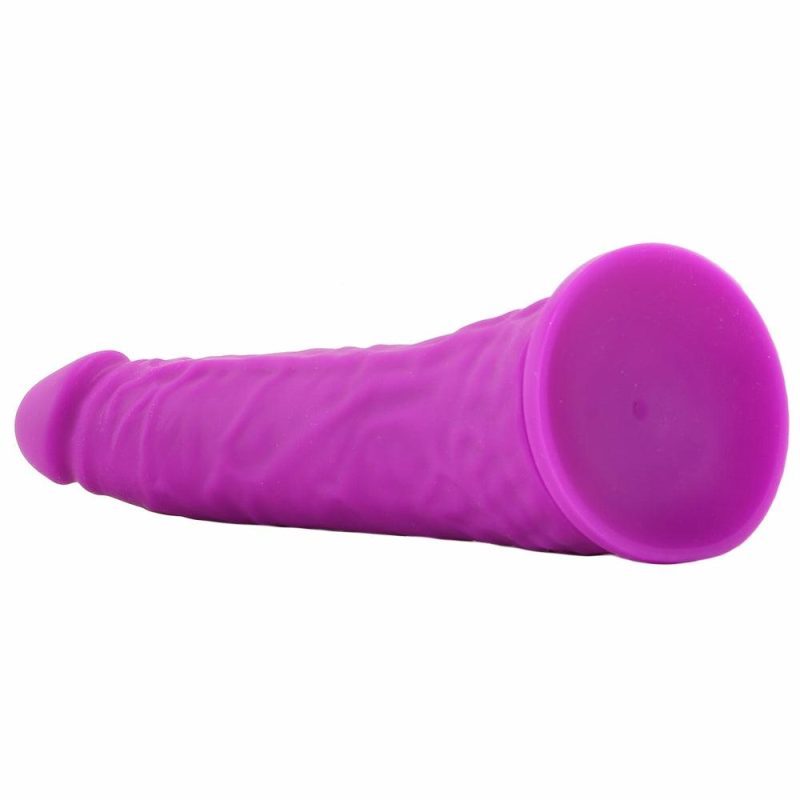 Dildos | Colours Thin Pleasures 8 Inch Silicone Dildo In Purple Dildos Dildos