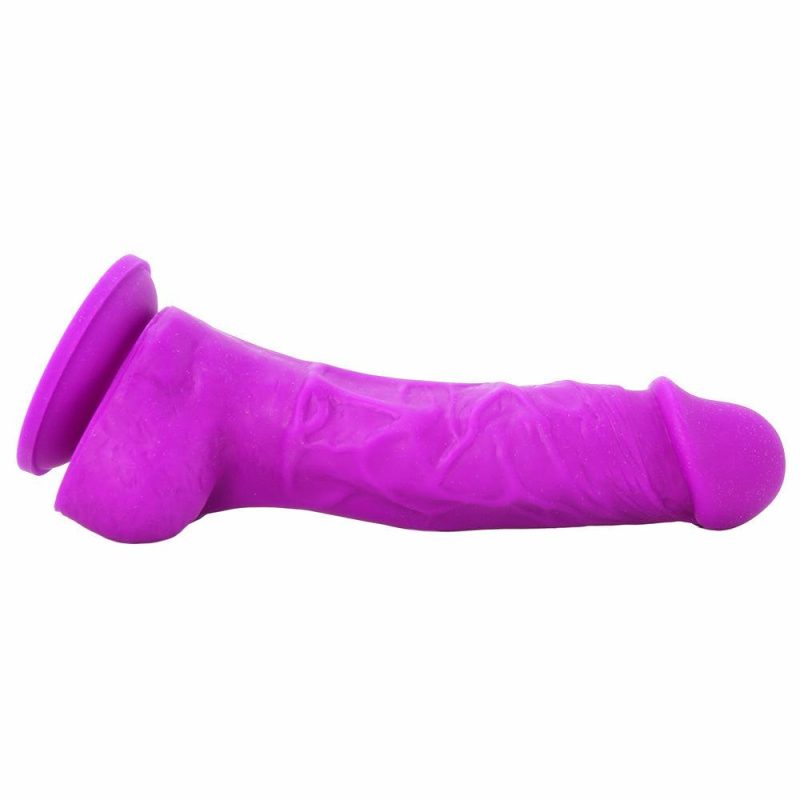 Dildos | Coloursoft 5 Inch Soft Silicone Dildo In Purple Dildos Dildos