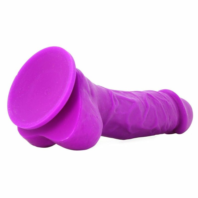 Dildos | Coloursoft 5 Inch Soft Silicone Dildo In Purple Dildos Dildos