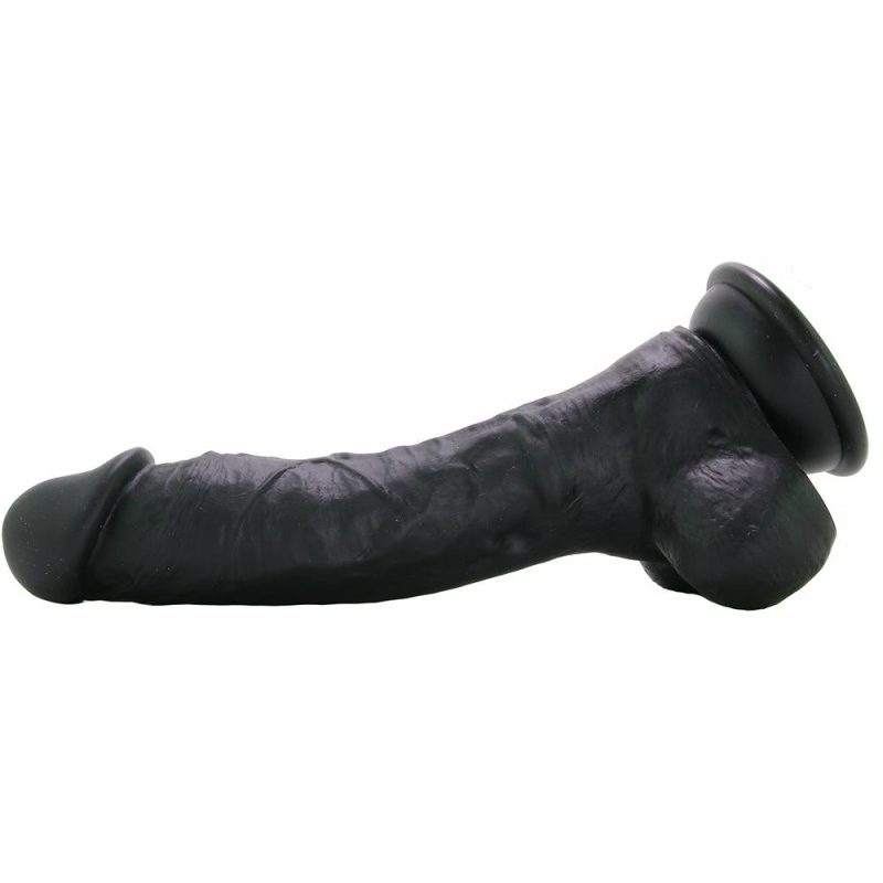 Dildos | Coloursoft 8 Inch Silicone Dildo In Black Dildos Dildos