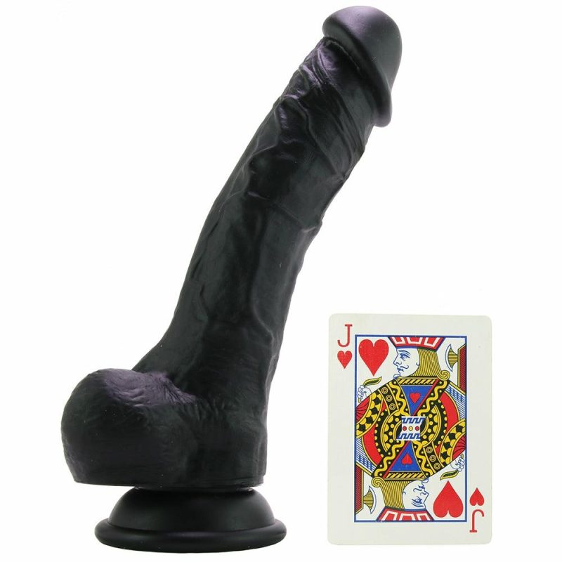 Dildos | Coloursoft 8 Inch Silicone Dildo In Black Dildos Dildos