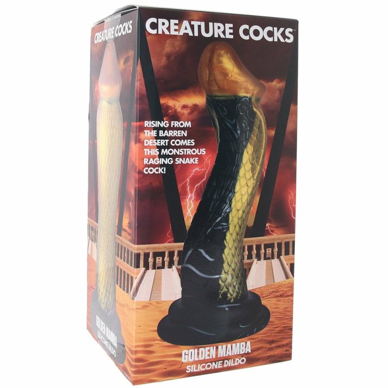 Dildos | Creature Cocks Golden Mamba Silicone Dildo Dildos Dildos