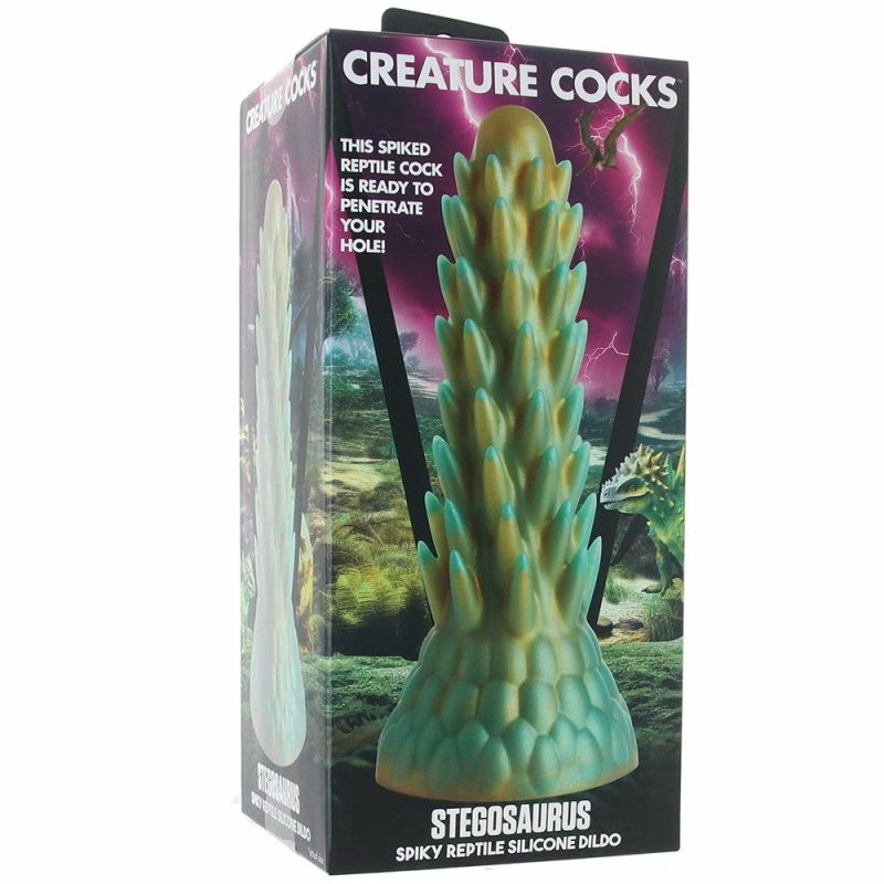 Dildos | Creature Cocks Stegosaurus Spiky Reptile Dildo Dildos Dildos