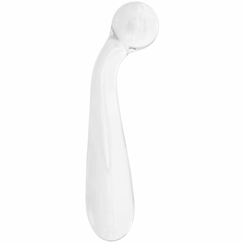 Dildos | Crystal Premium Glass G-Spot Wand In Clear Anal Sex Toys Anal Sex Toys