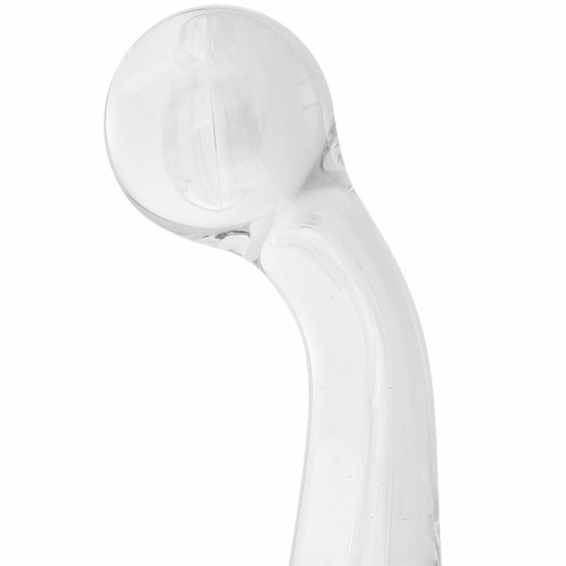 Dildos | Crystal Premium Glass G-Spot Wand In Clear Anal Sex Toys Anal Sex Toys