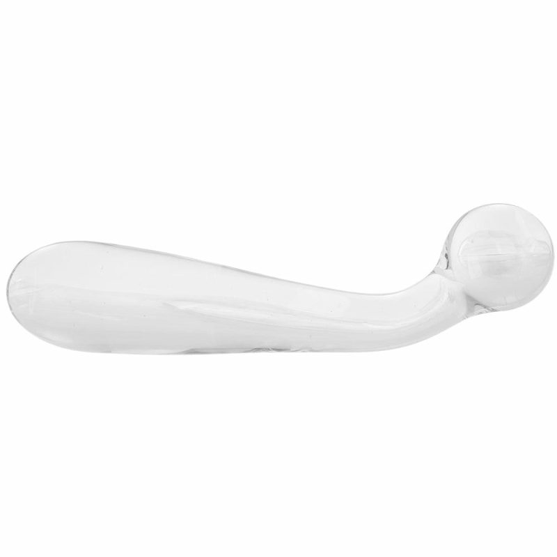 Dildos | Crystal Premium Glass G-Spot Wand In Clear Anal Sex Toys Anal Sex Toys