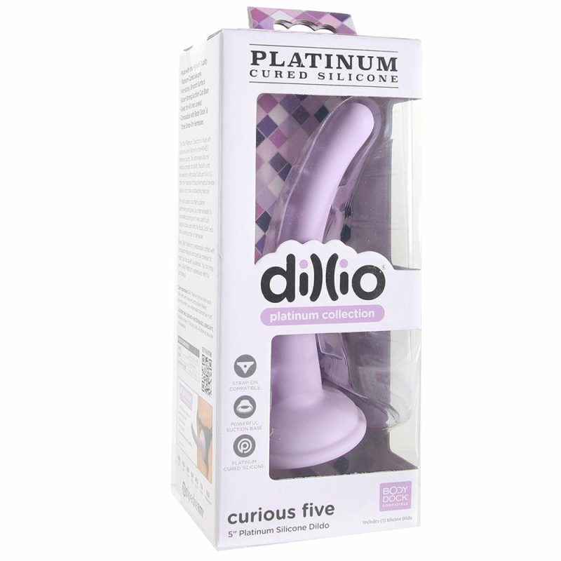 Dildos | Dillio Platinum Curious Five Dildo In Lavender Dildos Dildos