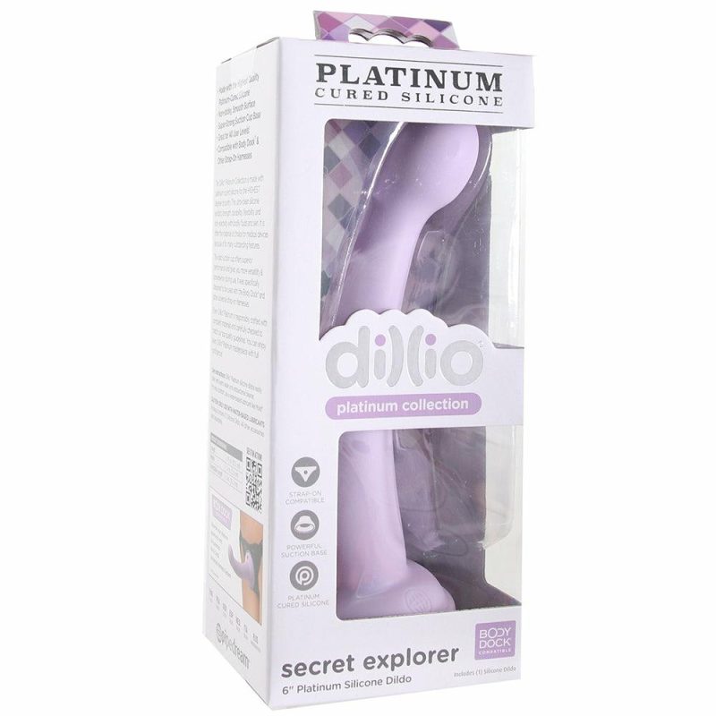 Dildos | Dillio Platinum Secret Explorer 6 Inch Dildo In Lavender Dildos Dildos