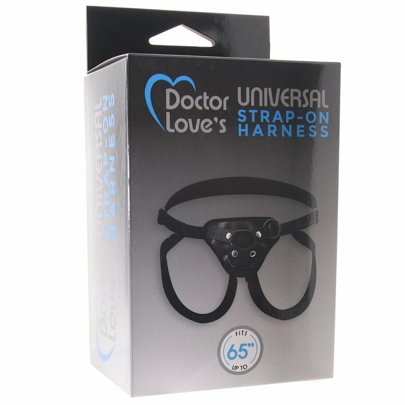 Dildos | Dr Love’s Universal Strap-On Harness In Black Dildos Deeva