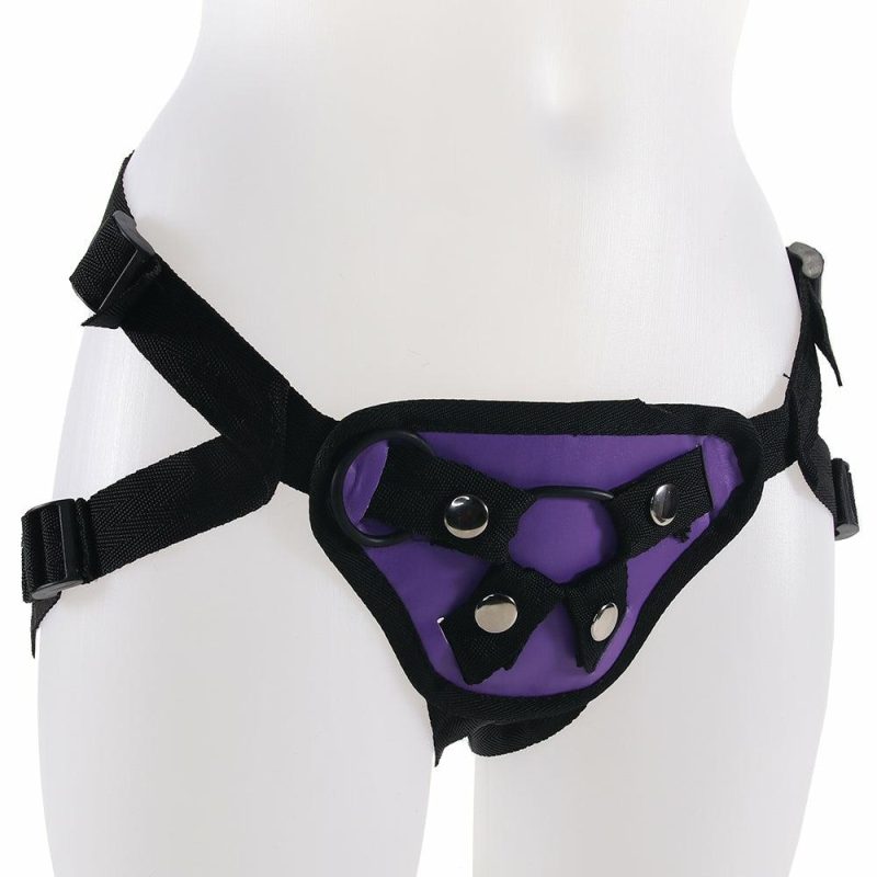 Dildos | Dr Love’s Universal Strap-On Harness In Purple Dildos Deeva