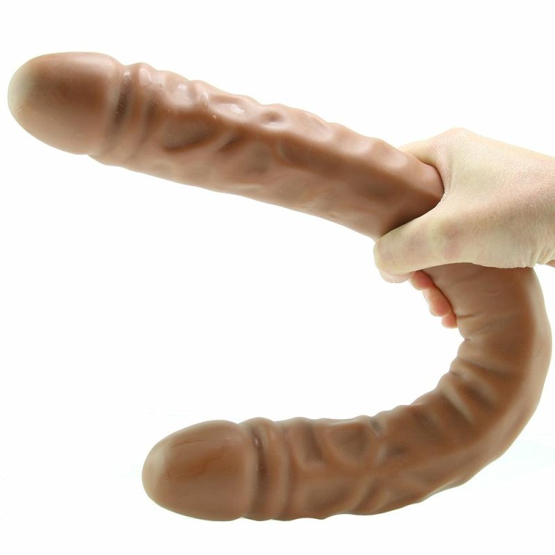 Dildos | Dr. Skin 18 Inch Double Ended Dildo In Mocha Dildos Blush