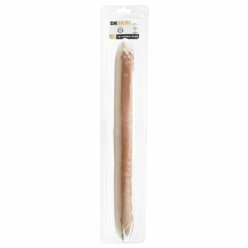 Dildos | Dr. Skin 18 Inch Double Ended Dildo In Mocha Dildos Blush