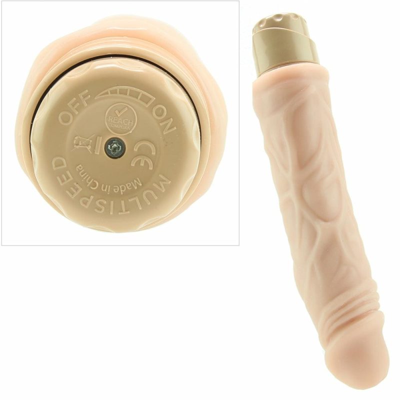 Dildos | Dr. Skin 8.5 Inch Vibe 10 In Beige Dildos Beige