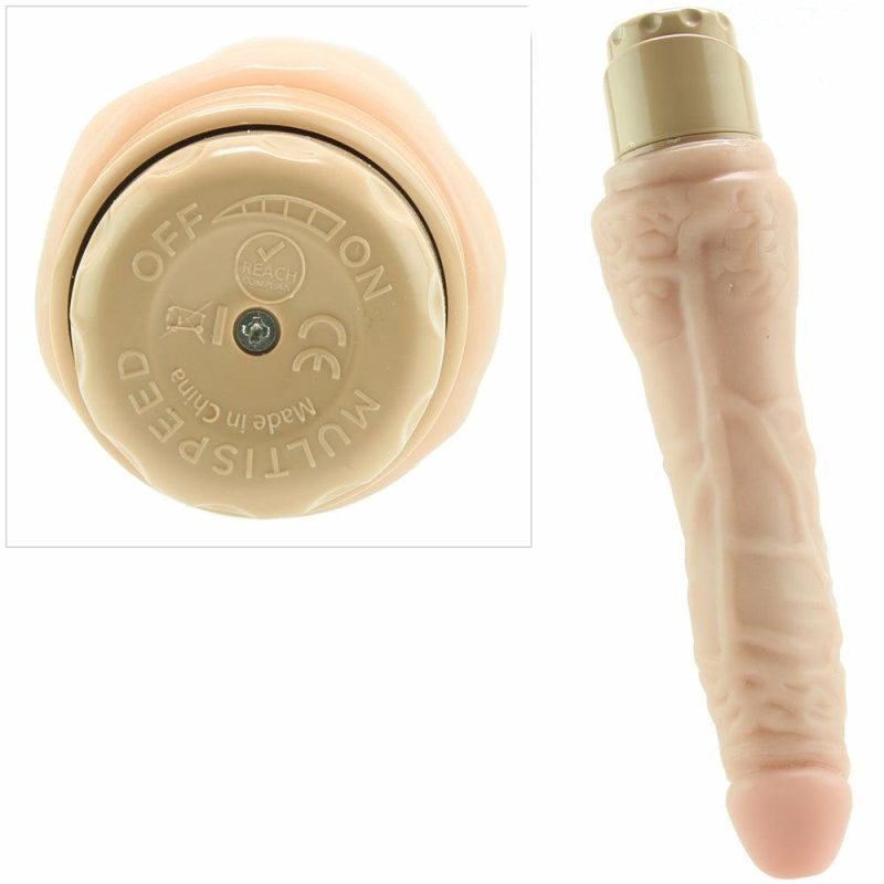 Dildos | Dr. Skin 8.5 Inch Vibe 7 In Beige Dildos Beige