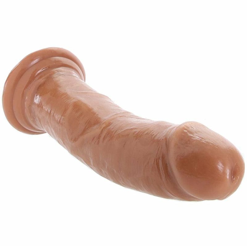 Dildos | Dr. Skin 8 Inch Self Lubricating Dildo In Mocha Dildos Blush