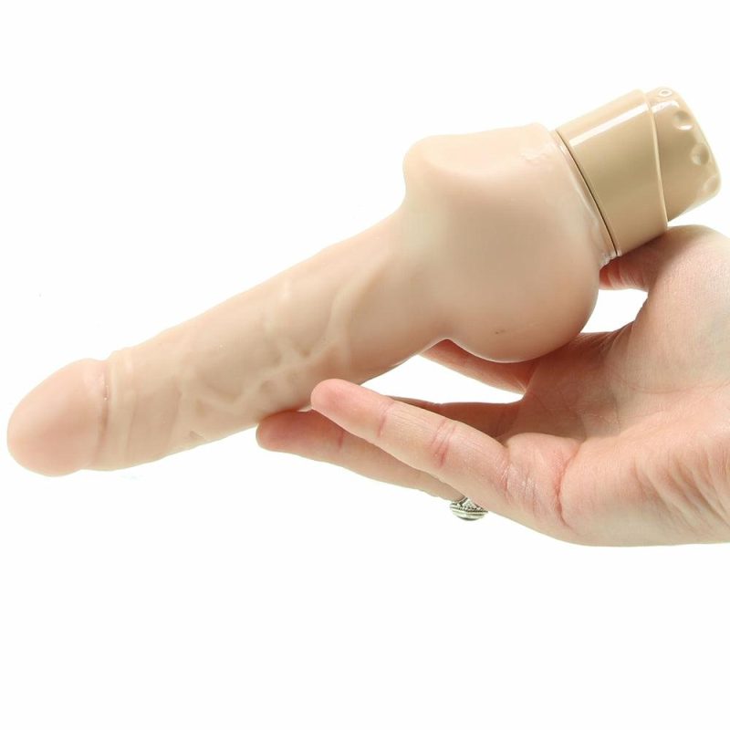 Dildos | Dr. Skin 8 Inch Vibe 12 In Beige Dildos Beige