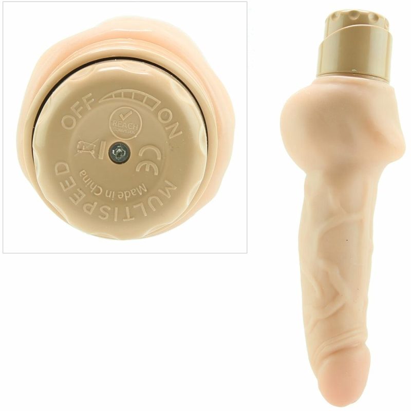 Dildos | Dr. Skin 8 Inch Vibe 12 In Beige Dildos Beige