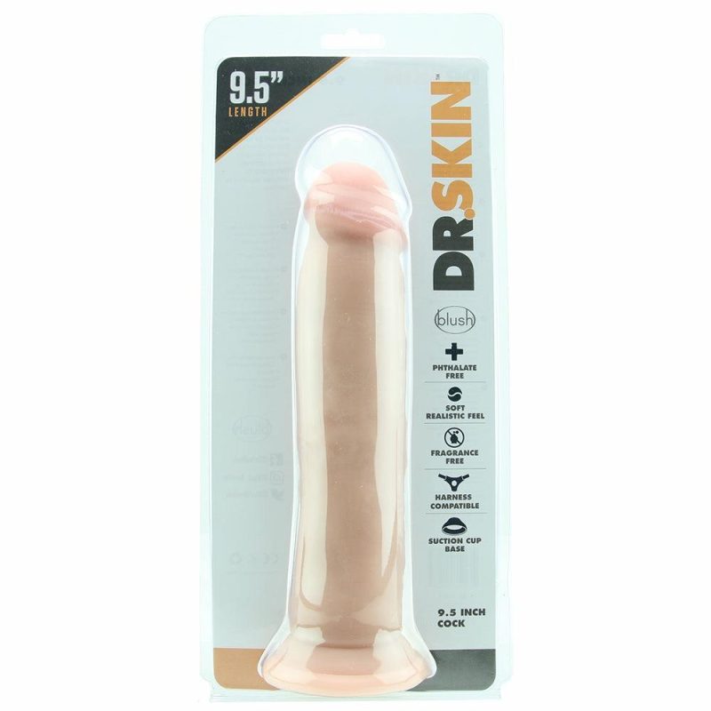 Dildos | Dr. Skin 9.5 Inch Cock In Vanilla Dildos Blush