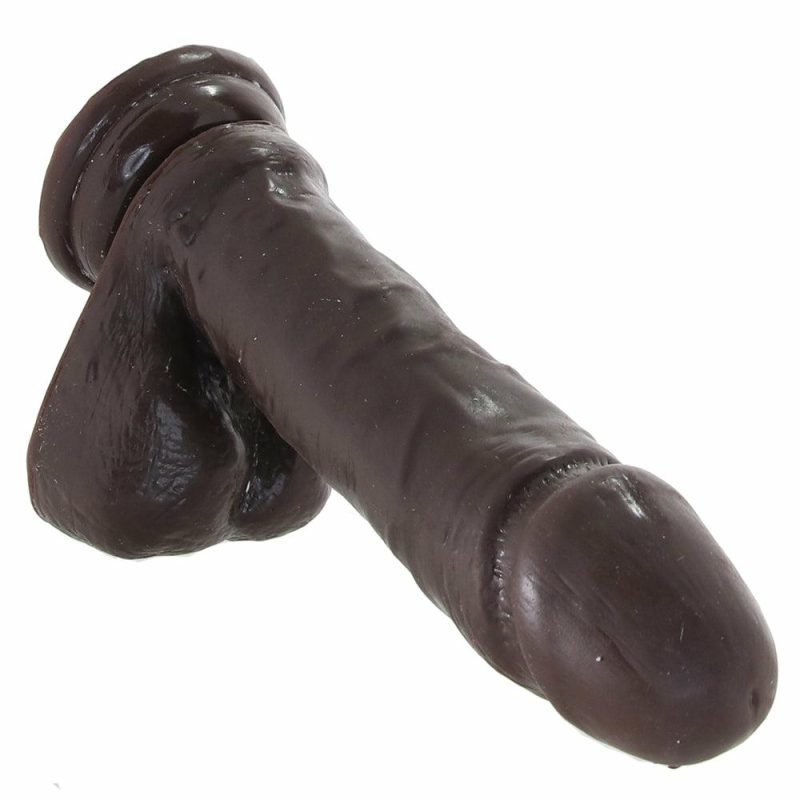 Dildos | Dr. Skin 9 Inch Thick Posable Ballsy Dildo In Chocolate Dildos Blush