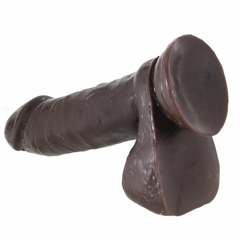 Dildos | Dr. Skin 9 Inch Thick Posable Ballsy Dildo In Chocolate Dildos Blush