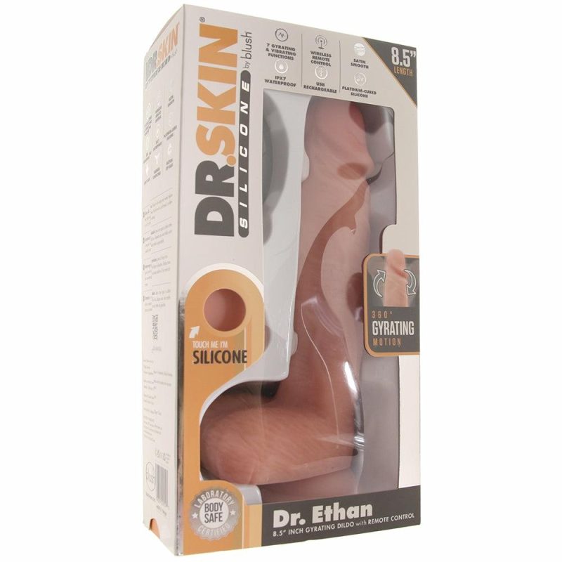 Dildos | Dr. Skin Dr. Ethan 8.5 Inch Gyrating Dildo In Beige Dildos Beige