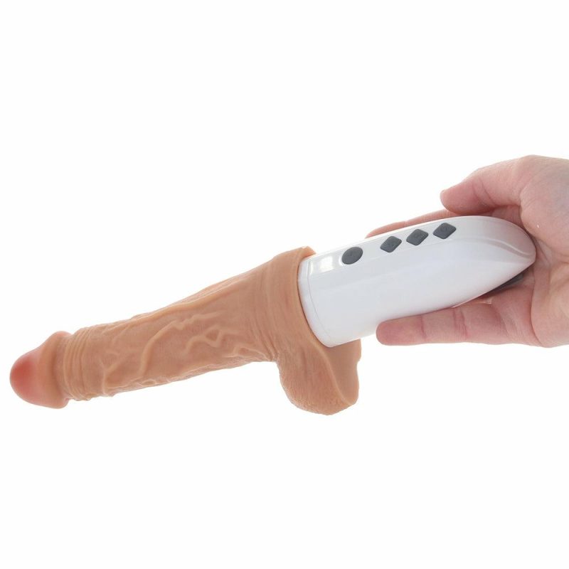 Dildos | Dr. Skin Dr. Hammer 7 Inch Thrusting Vibe Dildos Beige