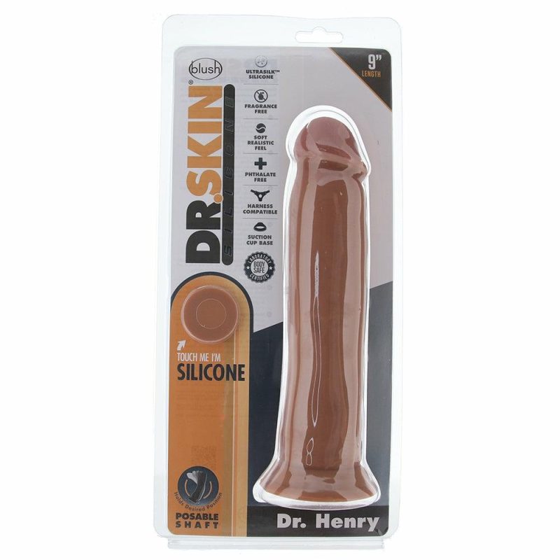 Dildos | Dr. Skin Dr. Henry 9 Inch Dildo In Mocha Dildos Blush