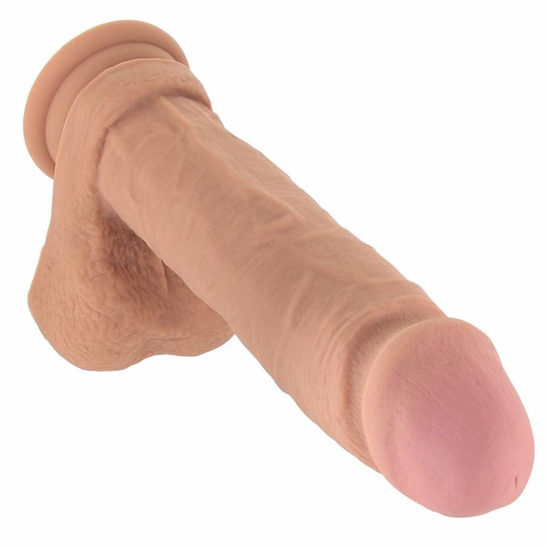 Dildos | Dr. Skin Dr. Julian 9 Inch Silicone Dildo In Mocha Dildos Blush