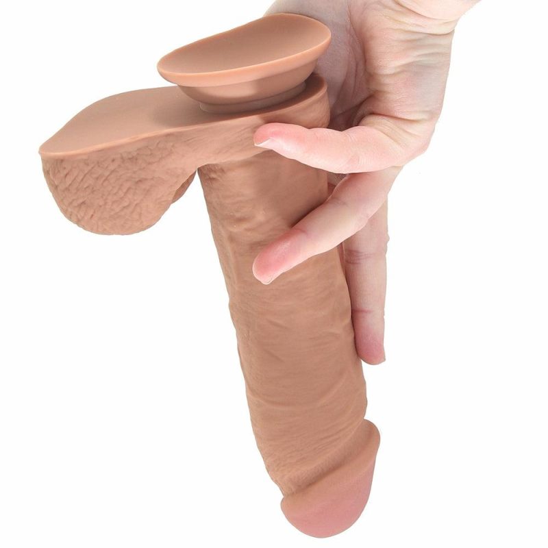 Dildos | Dr. Skin Dr. Julian 9 Inch Silicone Dildo In Mocha Dildos Blush