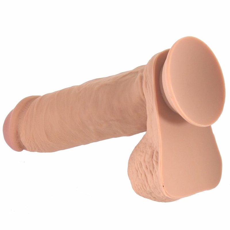 Dildos | Dr. Skin Dr. Julian 9 Inch Silicone Dildo In Mocha Dildos Blush