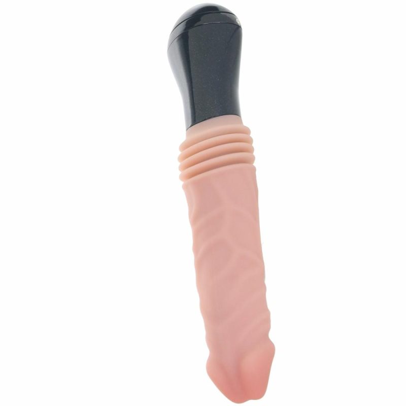 Dildos | Dr. Skin Dr. Knight Thrusting Gyrating Vibe Dildos Beige