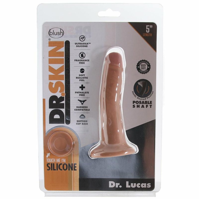 Dildos | Dr. Skin Dr. Lucas 5 Inch Silicone Dildo In Mocha Dildos Blush