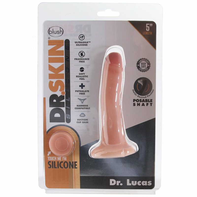 Dildos | Dr. Skin Dr. Lucas 5 Inch Silicone Dildo In Vanilla Dildos Blush