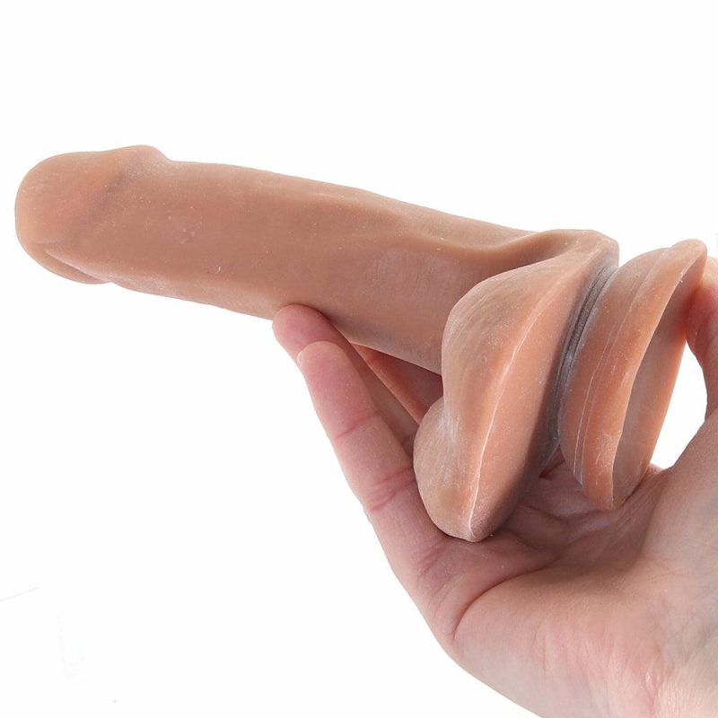 Dildos | Dr. Skin Plus 6 Inch Posable Dildo In Mocha Dildos Blush