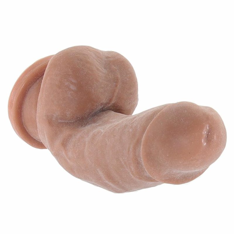 Dildos | Dr. Skin Plus 7 Inch Girthy Poseable Dildo In Mocha Dildos Blush