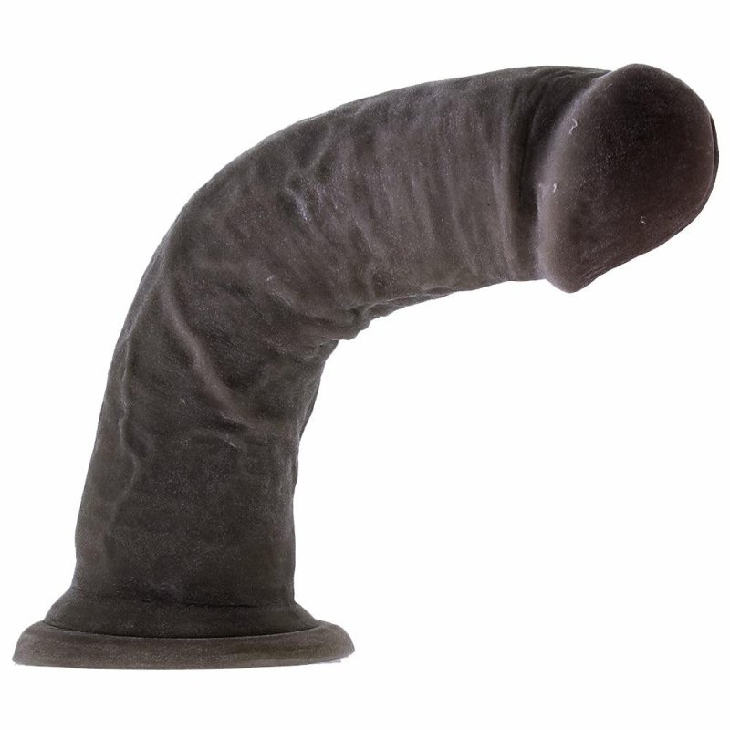 Dildos | Dr. Skin Plus 8 Inch Thick Posable Dildo In Black Dildos Blush